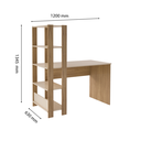 TABLE DE BUREAU 1200X630X13450WHITE TB-1200/630W