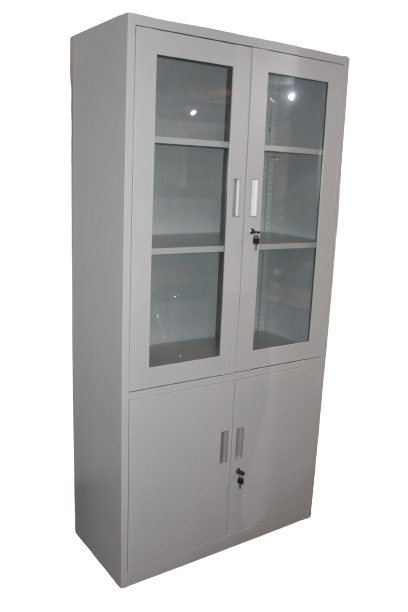 Armoire Metalique Vitree 4 Battants  AR-AS-020