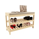 Etagère Chaussures en Bois Bie-7005 Tabouret