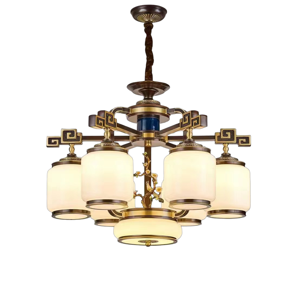 LUSTRE RUSTIQUE 8 BRAS