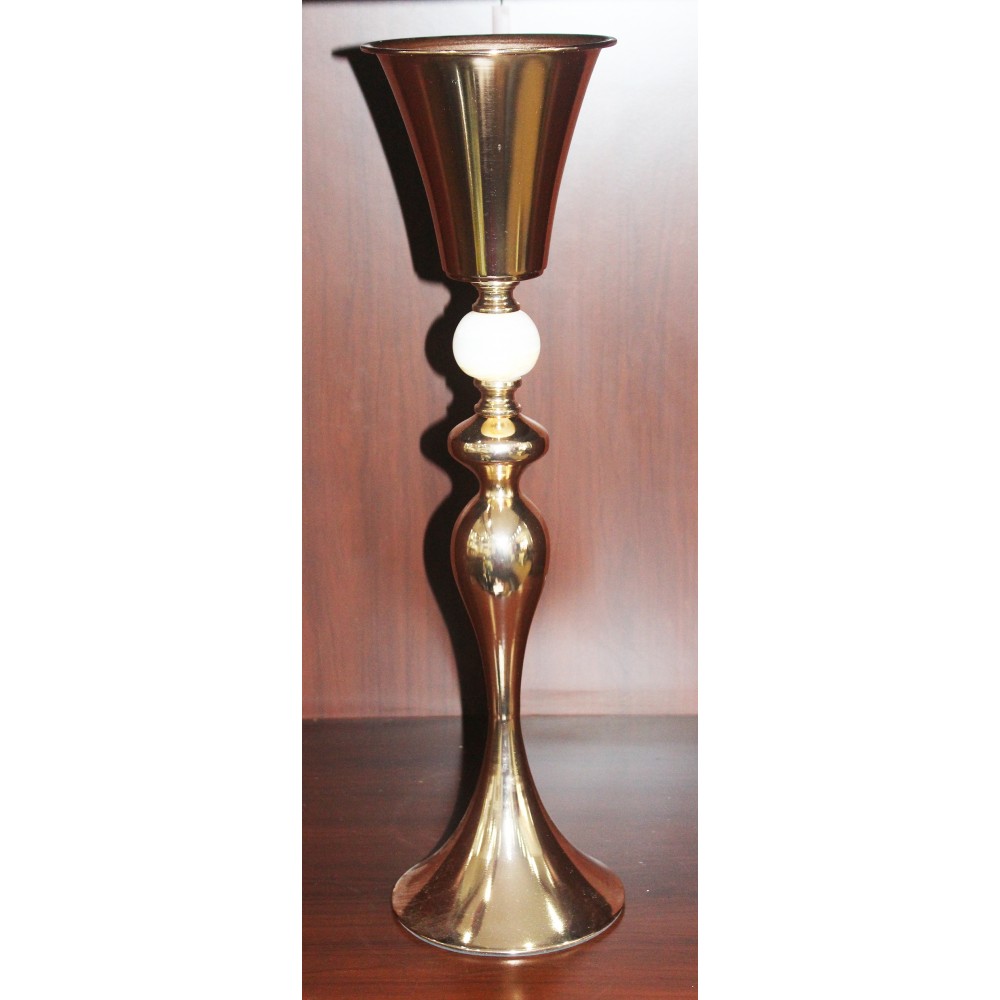 Vase De Décoration 64 Cm Coloris Doré V-D6621-L